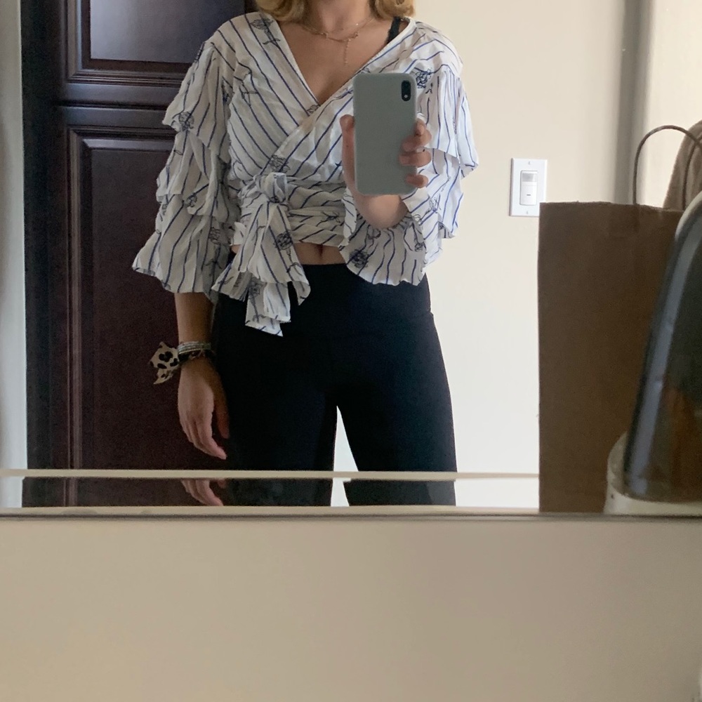 Club Monaco Wrap Top